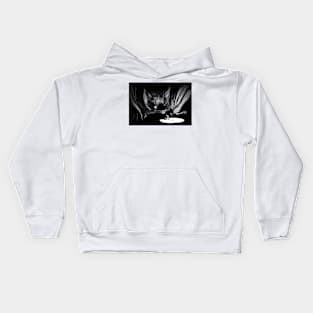 Sharing a meal Kids Hoodie